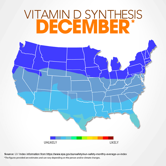 Vitamin D map